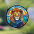 Lion Stained Glass Effect Suncatcher